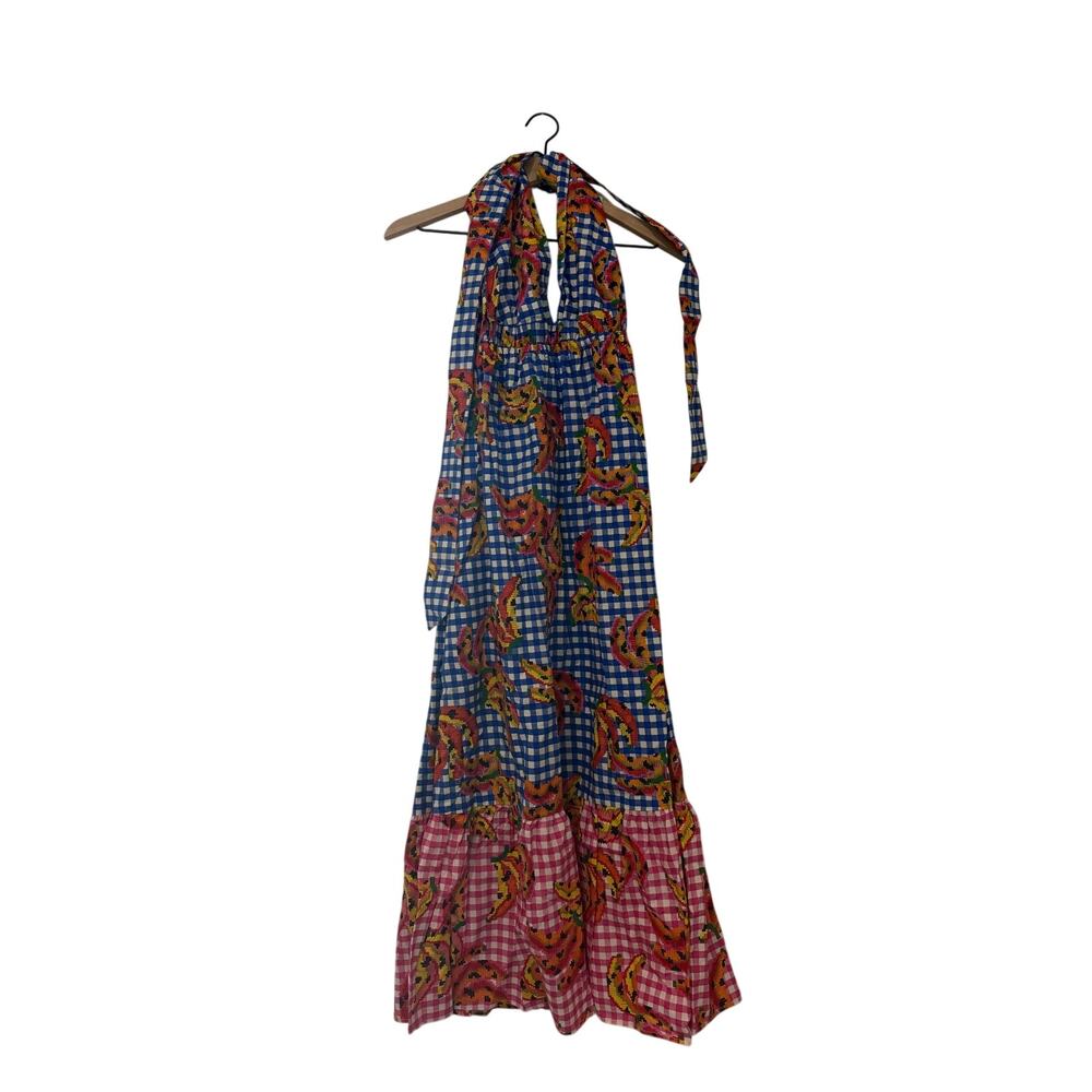 NWT Farm Rio x Anthropologie Tiered Cotton Maxi Dress - Picture 4 of 6